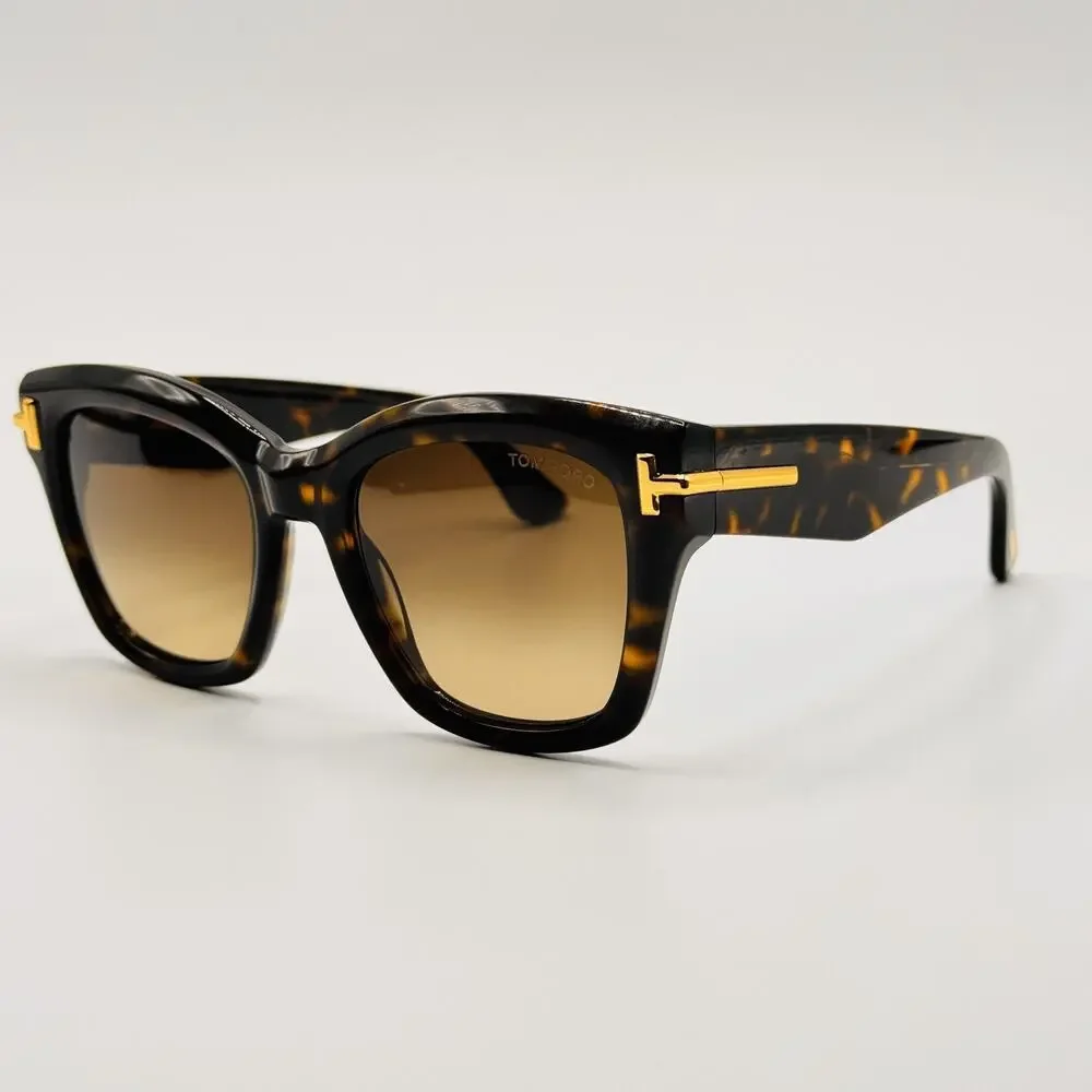 Tom Ford Sunglasses FT1329 52F Havana Butterfly Brown Gradient 53-20-140mm Italy